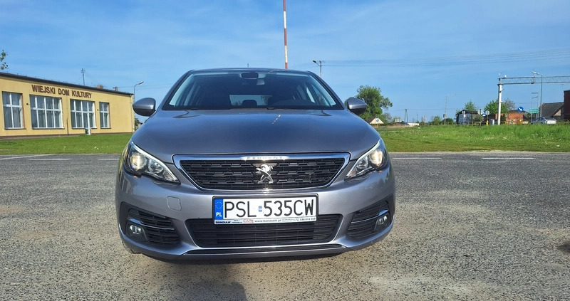 Peugeot 308 cena 47000 przebieg: 74560, rok produkcji 2018 z Września małe 121